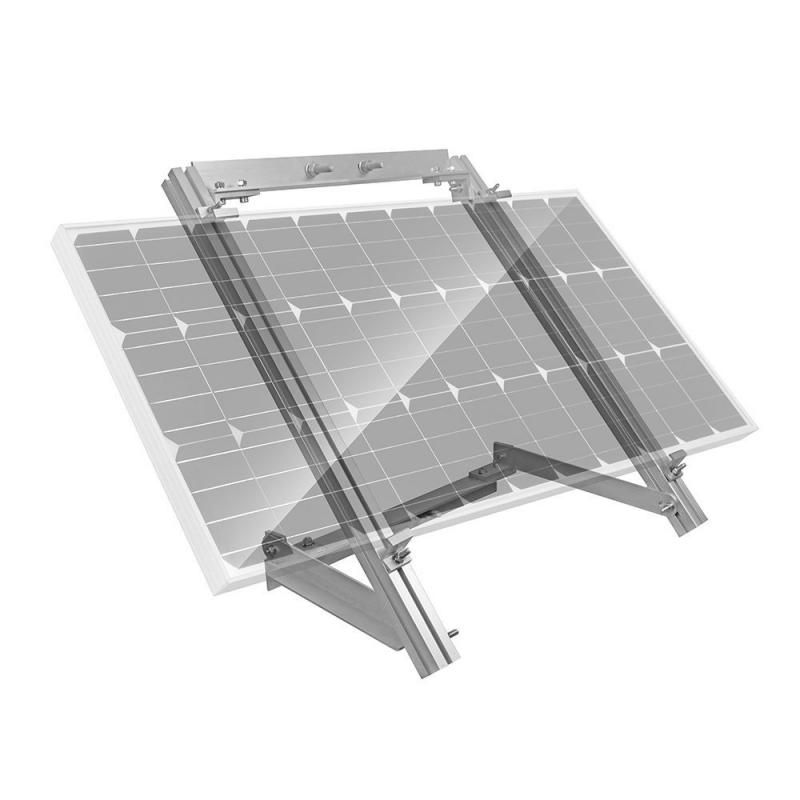 ソーラー簡単設置架台100Wスムースにソーラー発電完成 ソーラー簡単設置架台100Wスムースにソーラー発電完成
