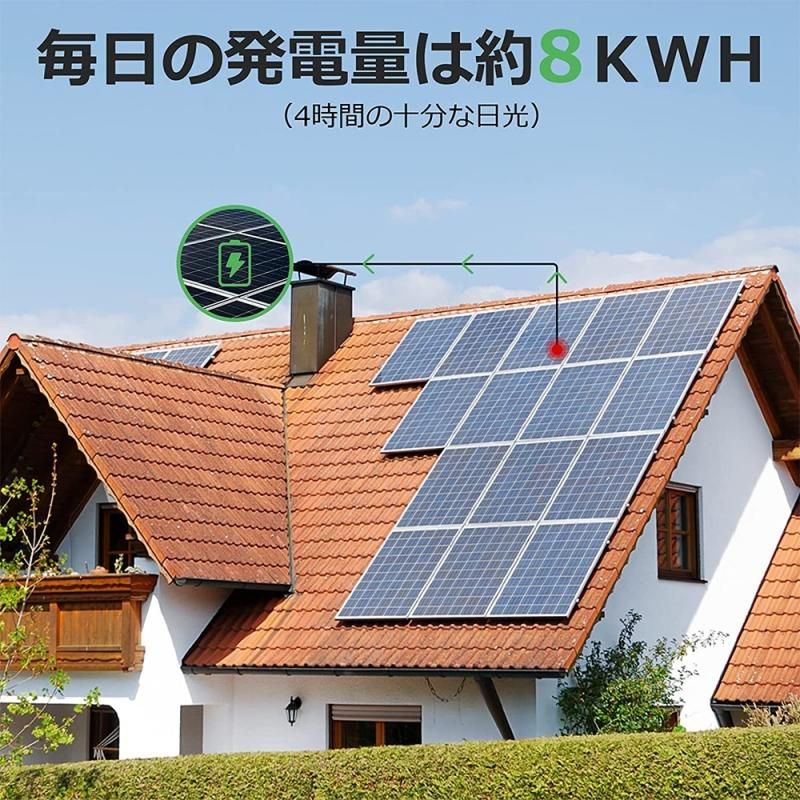 ソーラーパネルキット 2000W 単結晶 195w 12v ×10枚 セット 耐久 ソーラーパネルキット 2000W 単結晶 195w 12v ×10枚 セット 耐久