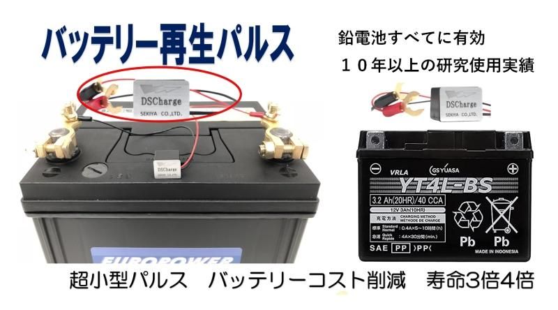 バッテリ再生 超小型パルス DS Charger バッテリー交換不要 バッテリ再生 超小型パルス DS Charger バッテリー交換不要