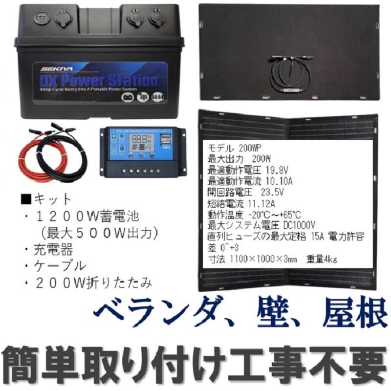 最新高発電折りたたみフレキシブル200Wキットセット最強 最新高発電折りたたみフレキシブル200Wキットセット最強