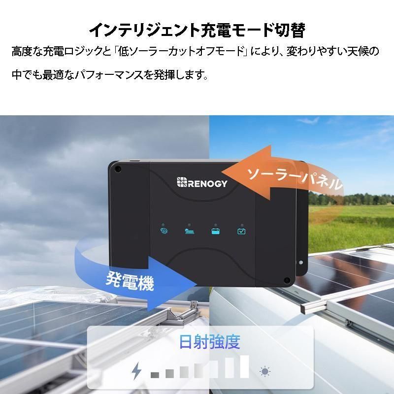 【新品未使用】RENOGY レノジー DCC MPPT 走行充電器 50A 楽天市場】renogy dcc 走行充電器12v 50a mpptの通販