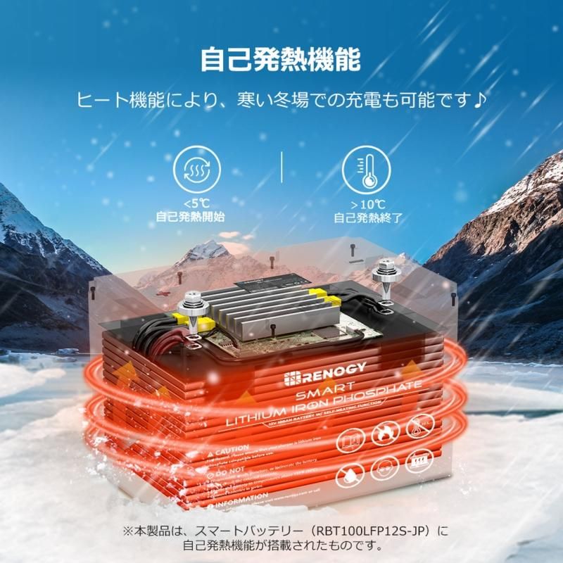 ヒート機能】リン酸鉄リチウムイオンバッテリー Core LT 12V ヒート機能】リン酸鉄リチウムイオンバッテリー Core LT 12V