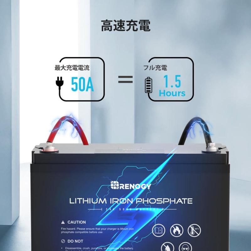 リン酸鉄リチウムイオンバッテリー 24V 50AH 1280Wh 最先端BMS リン酸鉄リチウムイオンバッテリー 24V 50AH 1280Wh 最先端BMS