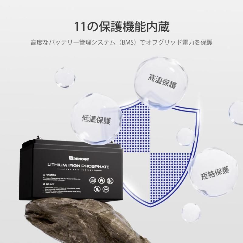 リン酸鉄リチウムイオンバッテリー 24V 50AH 1280Wh 最先端BMS 保護