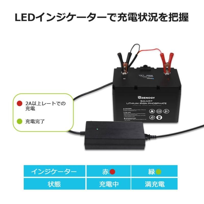 リン酸鉄リチウムイオン バッテリー専用充電器 12V 20A PSE取得 リン酸鉄リチウムイオン バッテリー専用充電器 12V 20A PSE取得