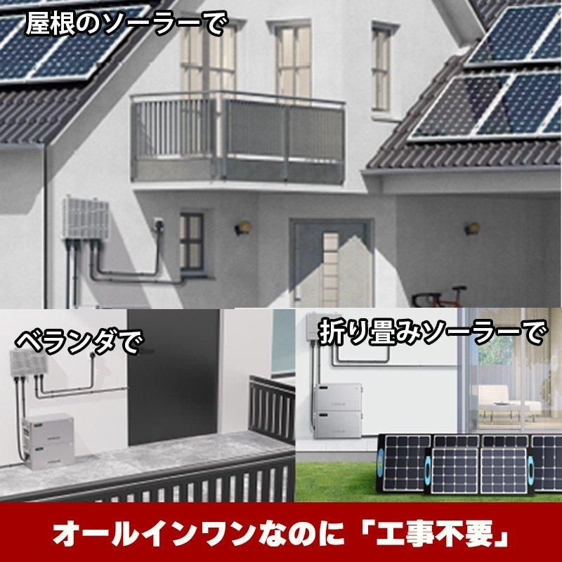 プラグイン蓄電システム ハイブリッドマイクロインバーター プラグイン蓄電システム ハイブリッドマイクロインバーター