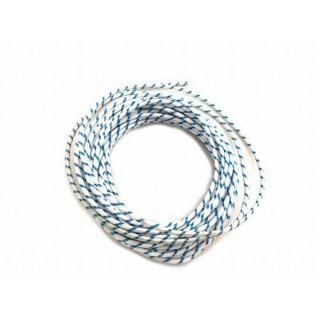 White with ֥롼 Dot 25' Braided 磻䡼 ࡦϡ졼 32-8129