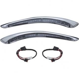 クリアキン シーケンシャル ランターン LED バットラッシュ クローム 2014-19 FLHT/K, FLHX 7131