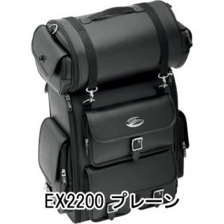 サドルマン EX2200/EX2200S 合成皮革 デラックスシーシーバーバッグ（ロールバッグ付き） サイド開口式