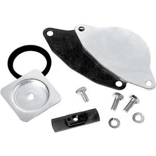 OEM 1374 W&W Starter Motor Block-Off Kit for 4-speed Big Twin 1965-1985 13-385