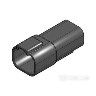 OEM 72104-94BK W&W Pin housing >DT< by Deutsch 14-124