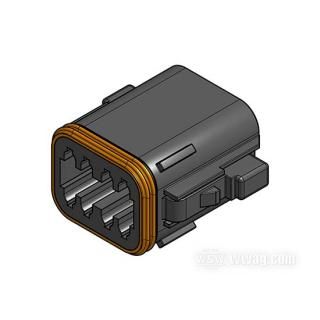 OEM 72118-94BK W&W Socket housing >DT< by Deutsch 14-158