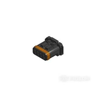 OEM 72908-11 W&W Socket housing >MX 19< by JAE 14-528