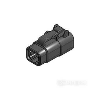 W&W Socket housing >DTM < by Deutsch 14-566