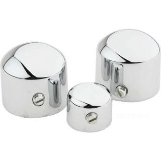 W&W Chrome Axle Cap Kits Deluxe 15-272