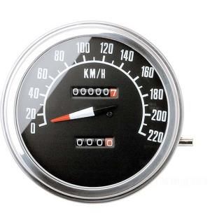 W&W 1968-1979 Style Fat Bob Speedometer 19-201
