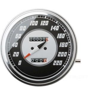 W&W 1947 Style Fat Bob Speedometer 19-377