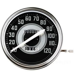 W&W 1941-1946 Style Fat Bob Speedometer 19-574