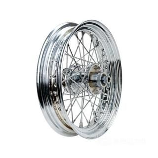 W&W Front Wheels with Single Flange Hub FXWG/FXST 1984-99-Type and Drop Center Steel Rim 25-192