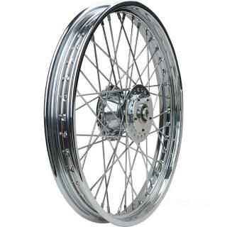 W&W Front Wheels with 1984-99-Type Dual Flange Narrow Hub and Drop Center Steel Rim 25-195
