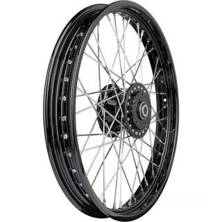 W&W Front Wheels with 1984-99-Type Dual Flange Narrow Hub and Drop Center Steel Rim 27-195