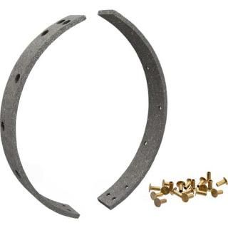 OEM 44432-54 W&W The Cyclery Brake Shoe Linings for Big Twin 1949, Servi-Car 1958 28-408