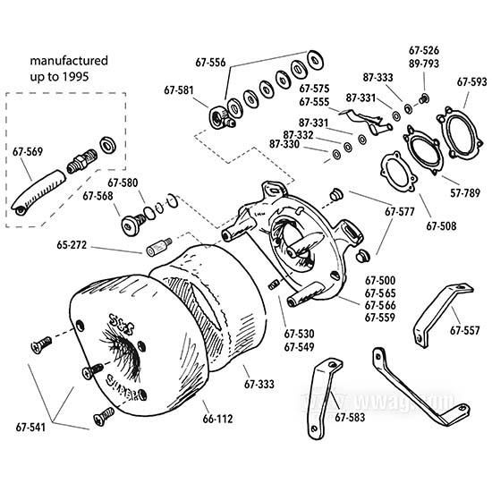 W&W O-Rings for S&S Super E/G Crankcase Breather Bolts 67-580