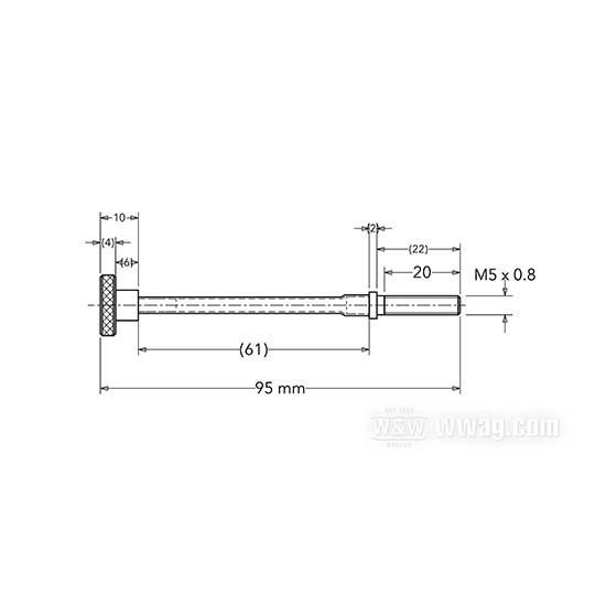 W&W Bates Idle Adjuster for Keihin Butterfly Carburetors 1976-1980 67-608