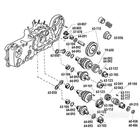 OEM 7044 W&W Tab washer 69-315