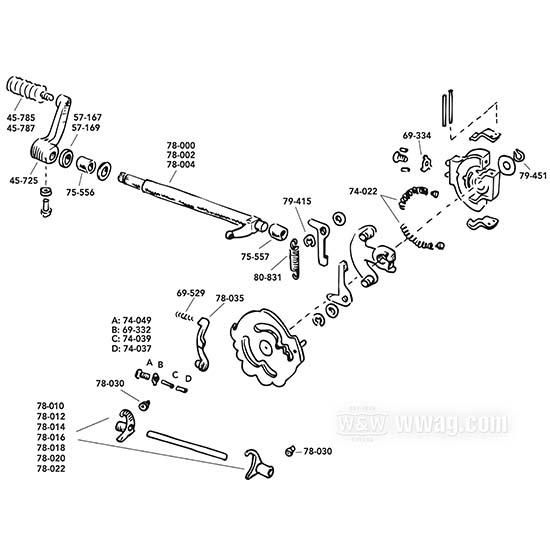 OEM 34067-52 W&W Tab washer 69-332