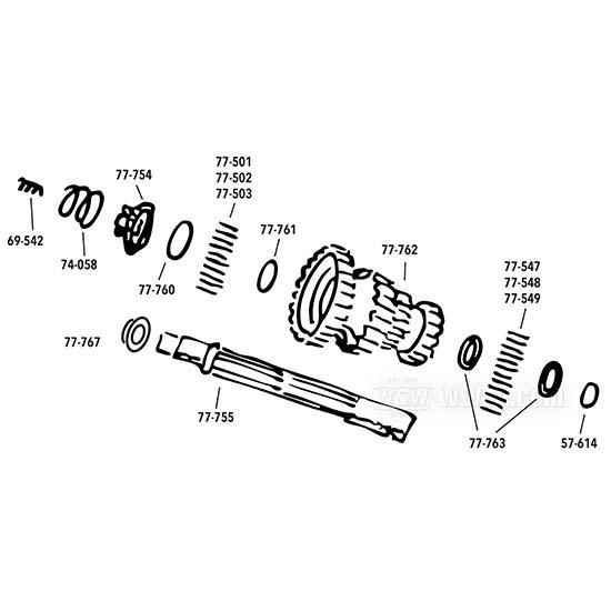 OEM 33455-26 W&W Spring 69-542
