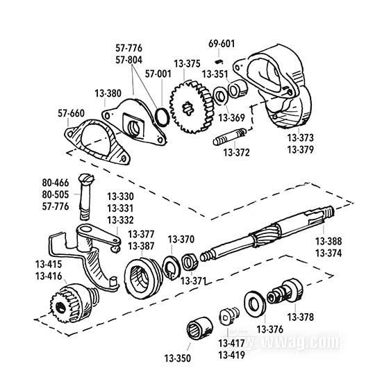 OEM 334 W&W Coiled spring pin 69-601