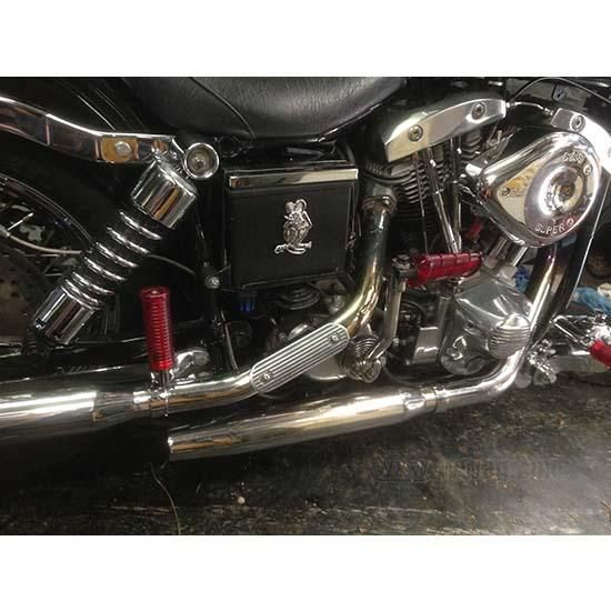 W&W Lowbrow Finned Heat Shields 72-059