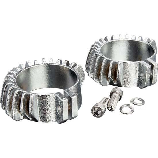 W&W Head Pipe Clamps with Cooling Fins 73-002