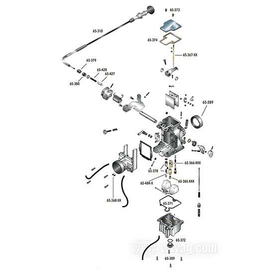 W&W Idle Jets for Mikuni HS 40 and HSR 42/45 Carburetors 73-499