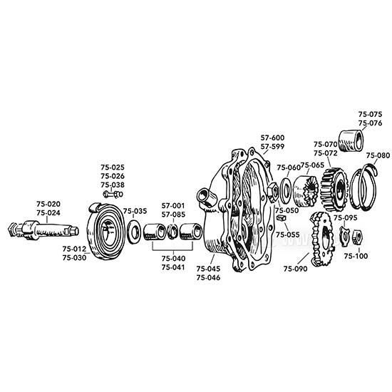 OEM 33082-16 W&W Tab washer 75-095
