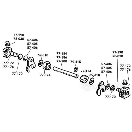 OEM 34179-33T W&W Nut 77-174