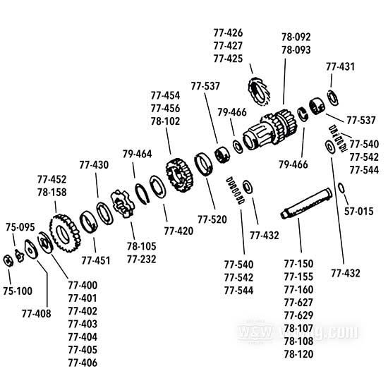 OEM 35789-36 W&W Bushing 77-451
