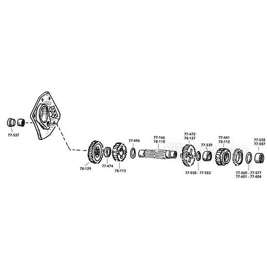OEM 35824-52 W&W Thrust washer 77-568