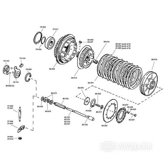OEM 37905-84 W&W Snap ring 79-405