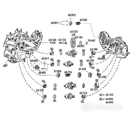 OEM 25810-15 W&W Snap ring 79-447