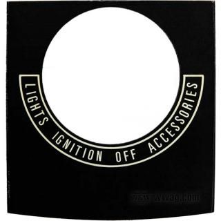 OEM 71300-68A W&W Replacement Decals for Dash Panels 1968-1995 81-063