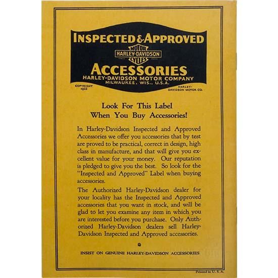 W&W Classic H-D Accessories Catalogues 84-396