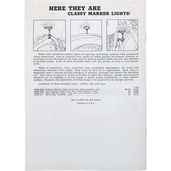 W&W Classic H-D Accessories Catalogues 84-398