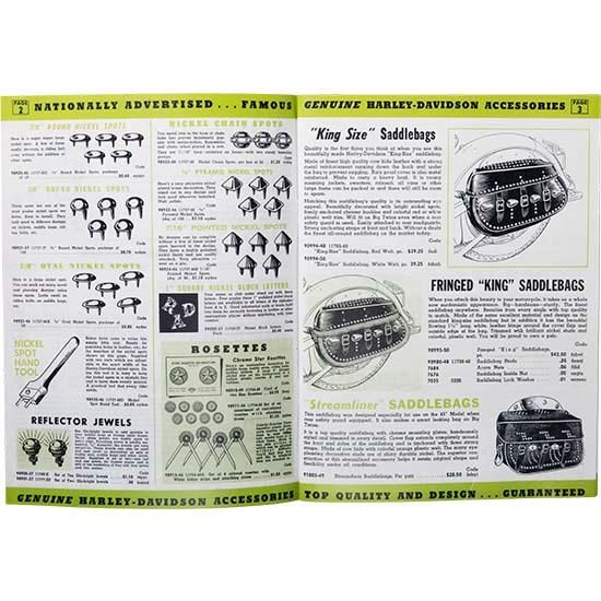W&W Classic H-D Accessories Catalogues 84-403