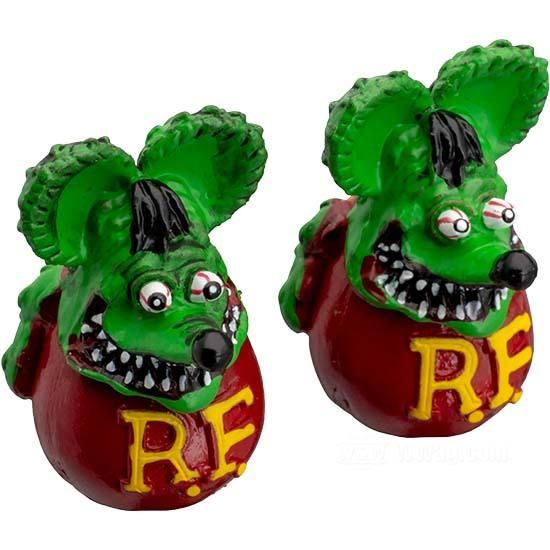 W&W Mooneyes Rat Fink Valve Caps 91-139
