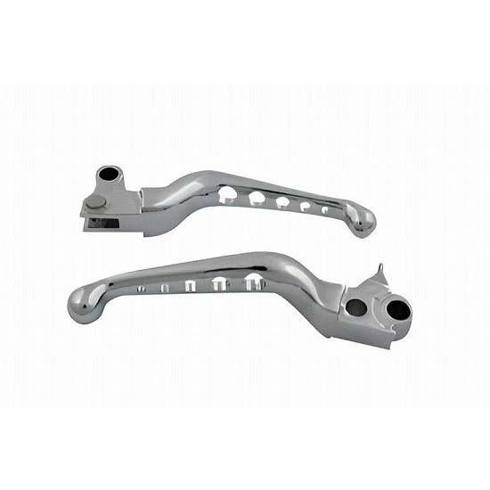 V-TWIN製 ブレーキ＆クラッチ レバーキット Drilled 5Hole