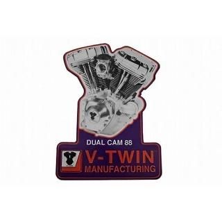 V-TWIN DEALER MARKETING DUAL  PLAQUE ࡦϡ졼 48-0033