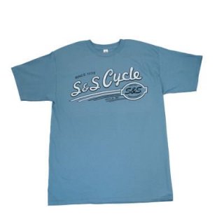 S&S Vintage ブルー T-シャツ サイズ各種