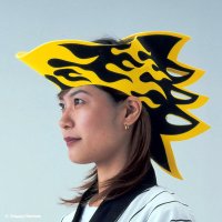 阪神タイガースを応援するためのかぶり物・帽子「カブリエール！（ピンク）」【カブリモノ.com 通販ショップ】